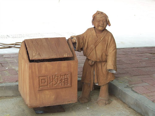 旅游景區(qū)古今結合道具模型